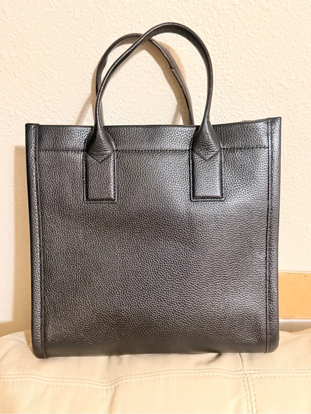 Marc Jacobs Black Leather Standard Supply Medium Tote
